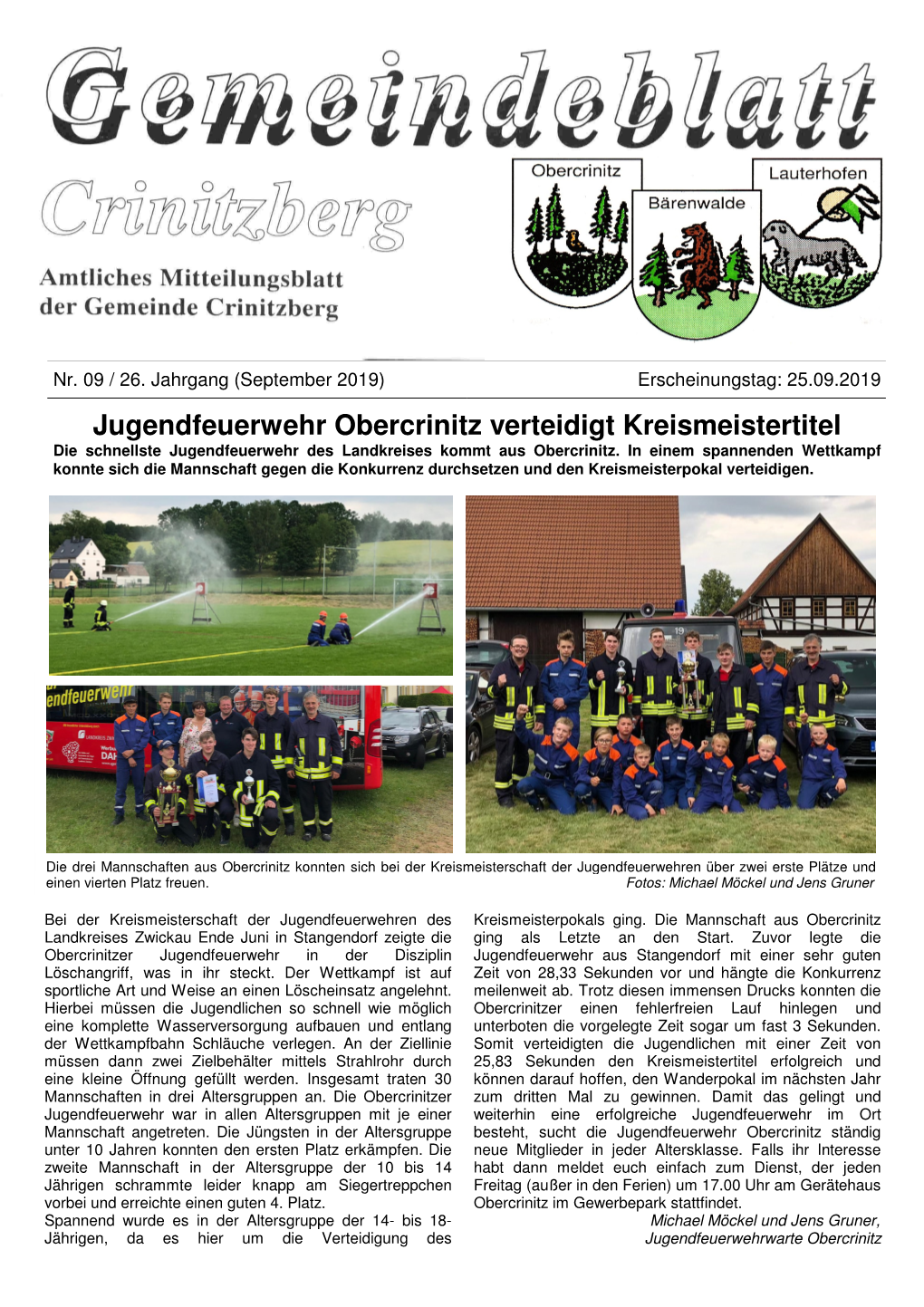 Gemeindeblatt Crinitzberg September Finale
