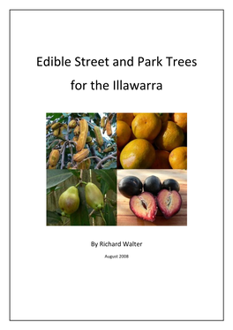 Edible Street and Park Trees for the Illawarra