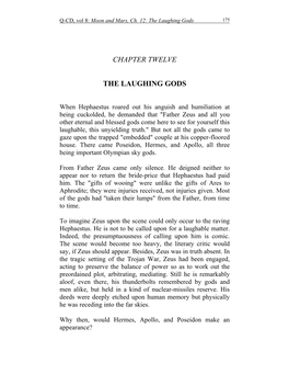 Chapter Twelve the Laughing Gods