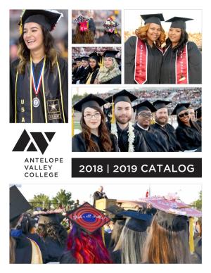 2018 | 2019 CATALOG 2018-2019 Catalog