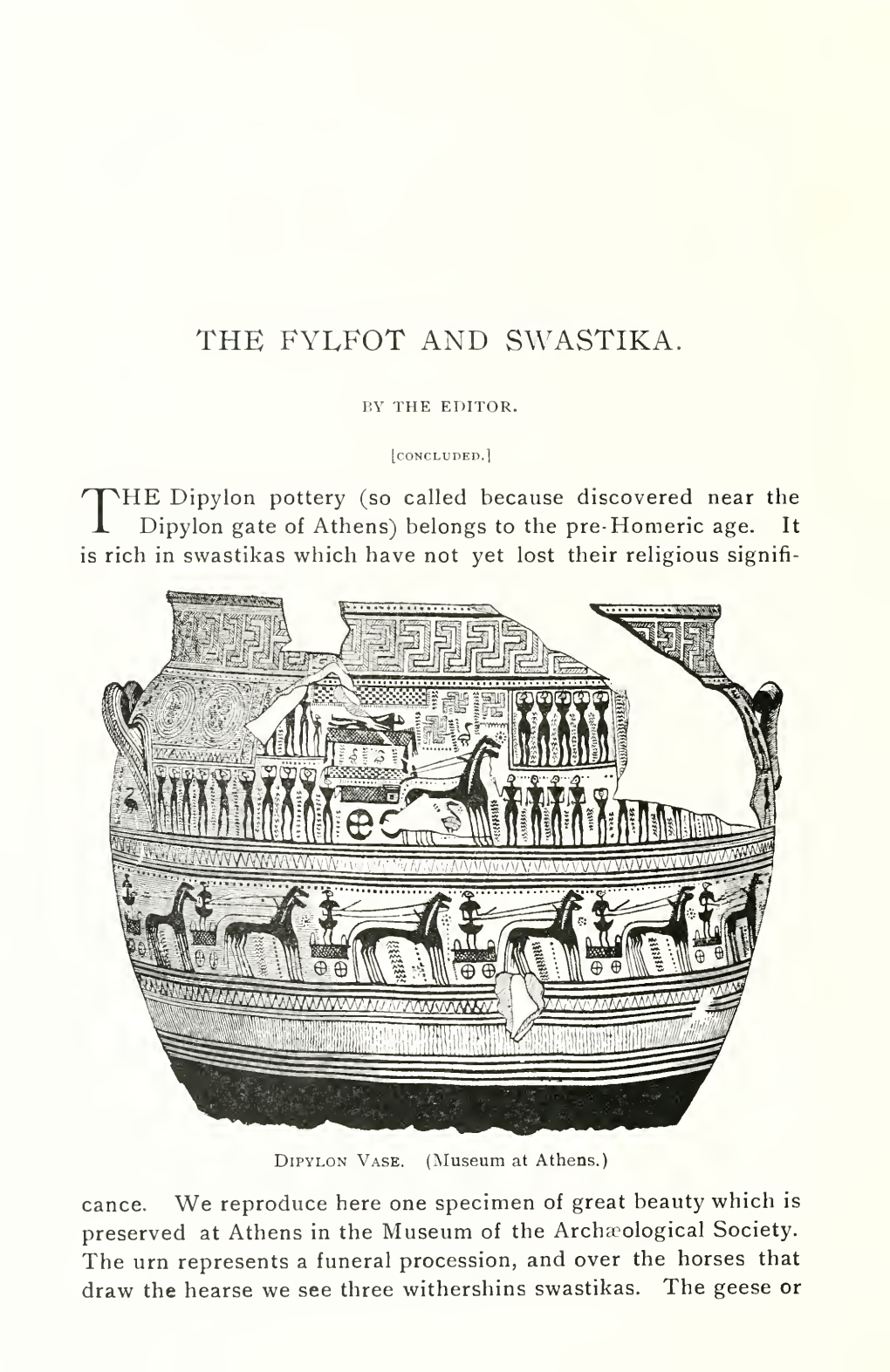 The Fylfot and Swastika