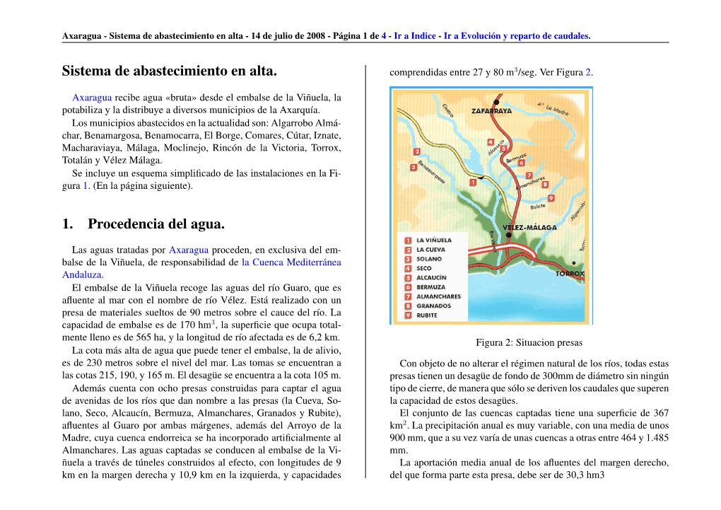 Sistema De Abastecimiento De Agua Potable