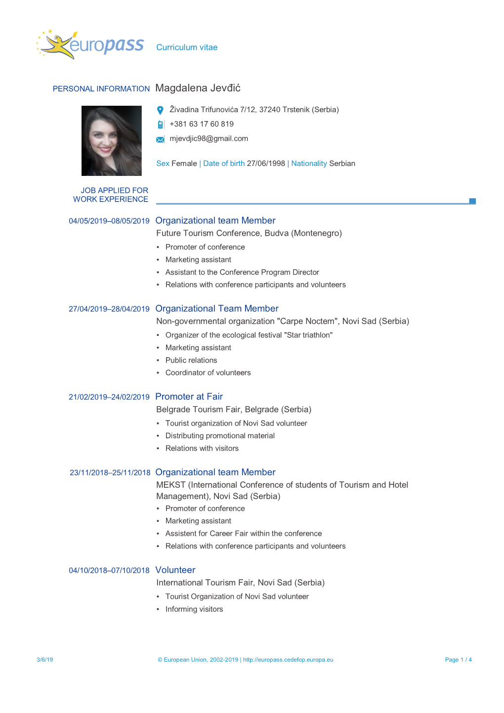 View Curriculum Vitae