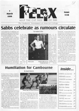 Felix Issue 1131, 1999