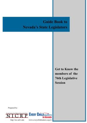 Guide Book to Nevada's State Legislators