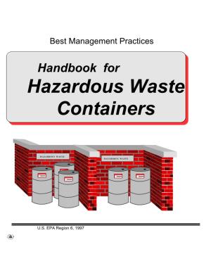 Handbook for Hazardous Waste Containers