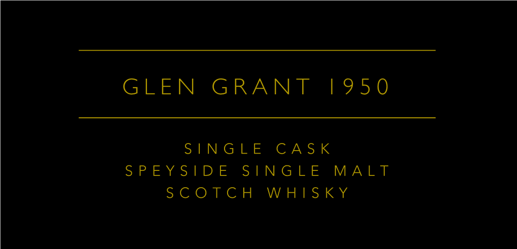 Glen Grant 1950