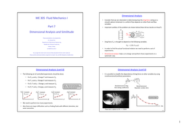 ME 305 Part 7 Similitude and Dimensional Analysis.Pdf