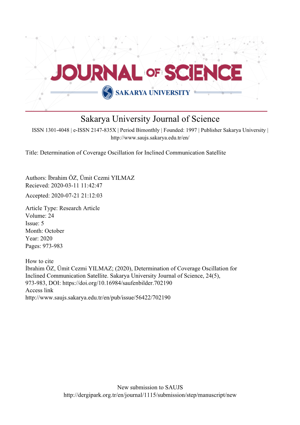 Determination of Coverage Oscillation for Inclined Communication Satellite