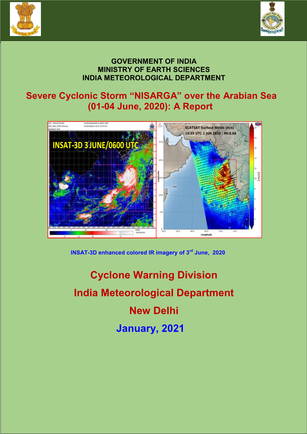 Cyclone Warning Division India Meteorological Department New