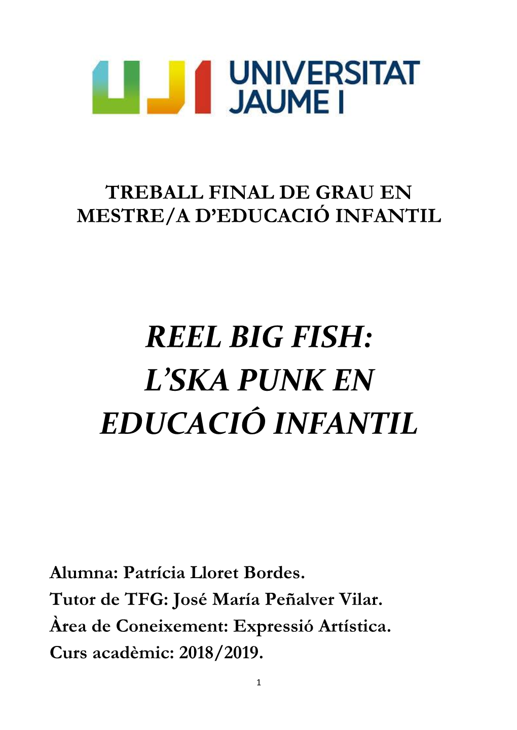 Reel Big Fish: L'ska Punk En Educació Infantil