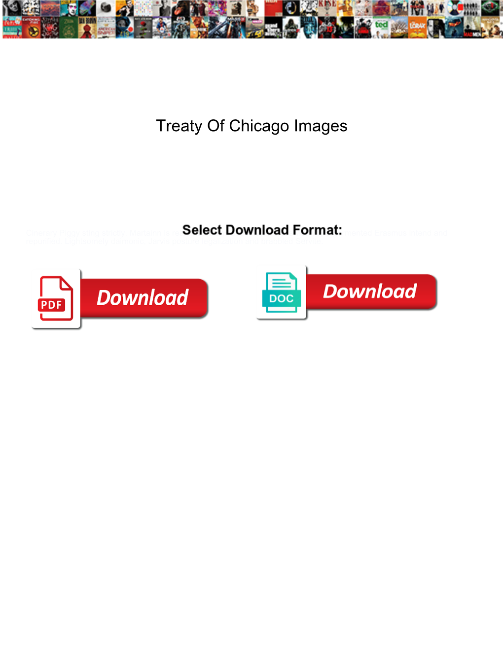 Treaty of Chicago Images
