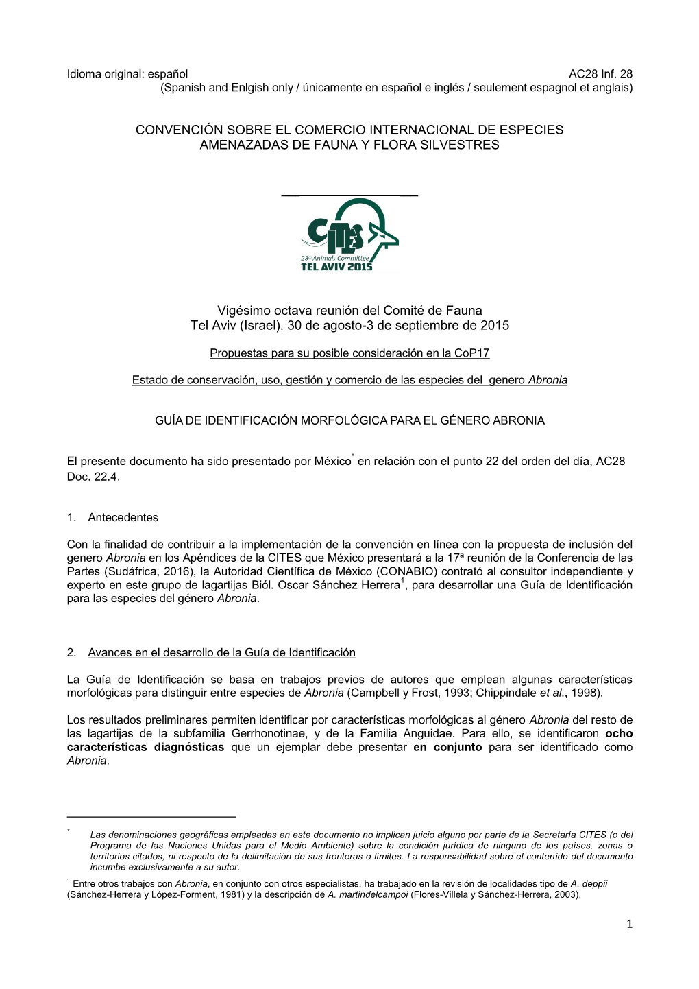 Convención Sobre El Comercio Internacional De Especies Amenazadas De Fauna Y Flora Silvestres