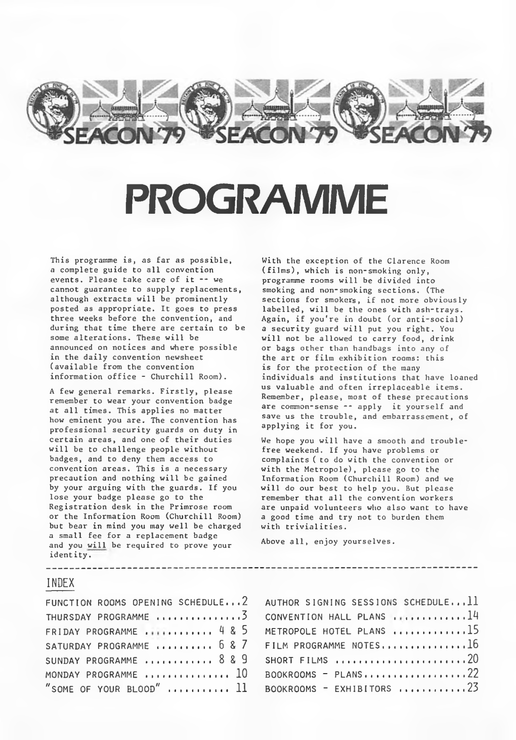 Pocket Programme