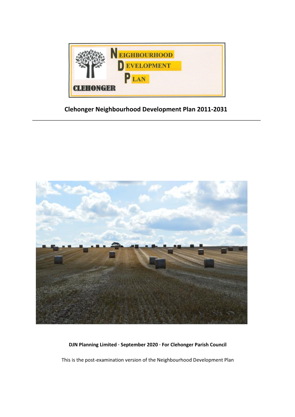 Clehonger Neighbourhood Development Plan September 2020