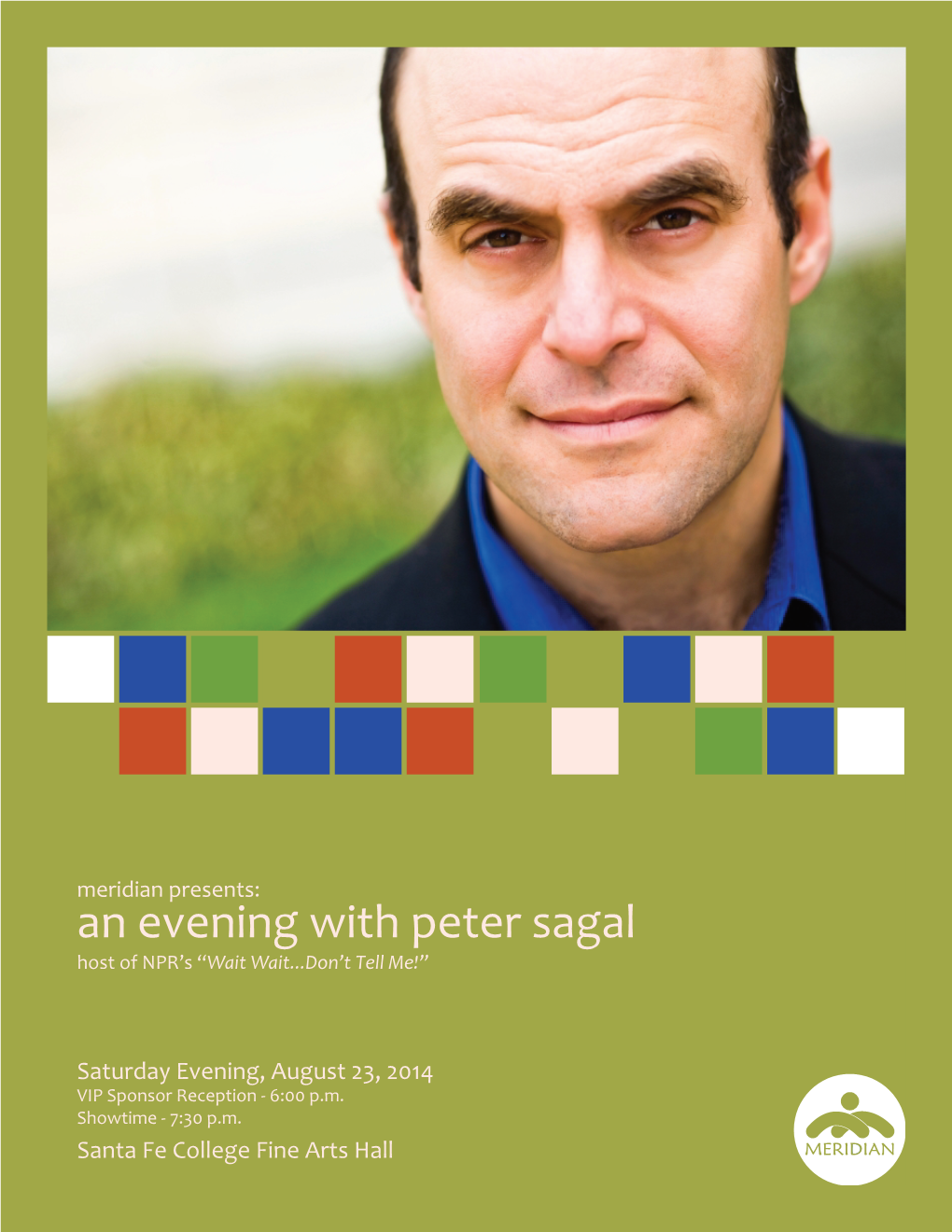 An Evening with Peter Sagal Host of NPR’S “Wait Wait...Don’T Tell Me!”