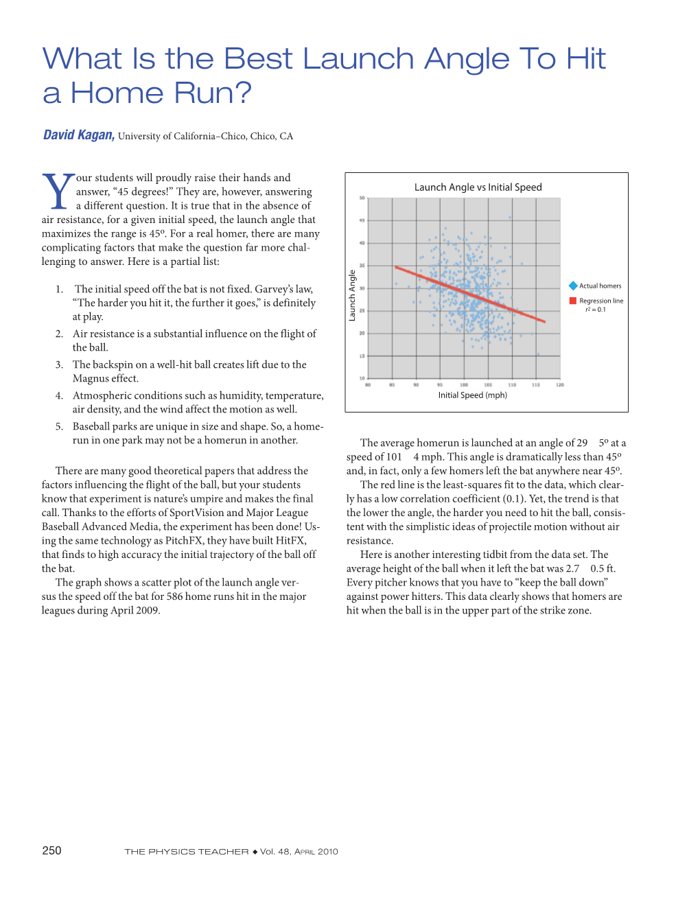 What Is the Best Launch Angle to Hit a Home Run?