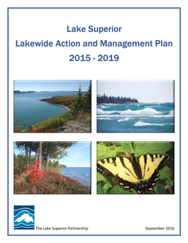 Lake Superior Lakewide Action and Management Plan (LAMP) 2015-2019