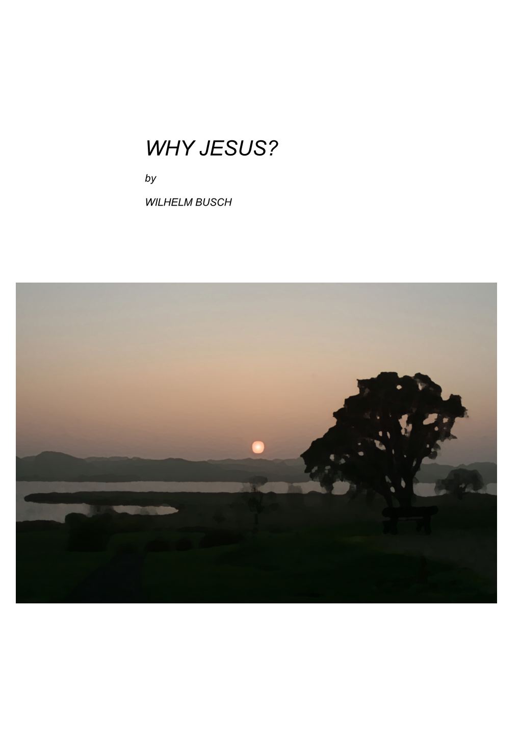 Why Jesus? by Wilhelm Busch