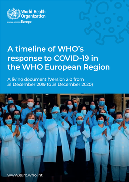 A Timeline of WHO's Response to COVID-19 in the WHO European