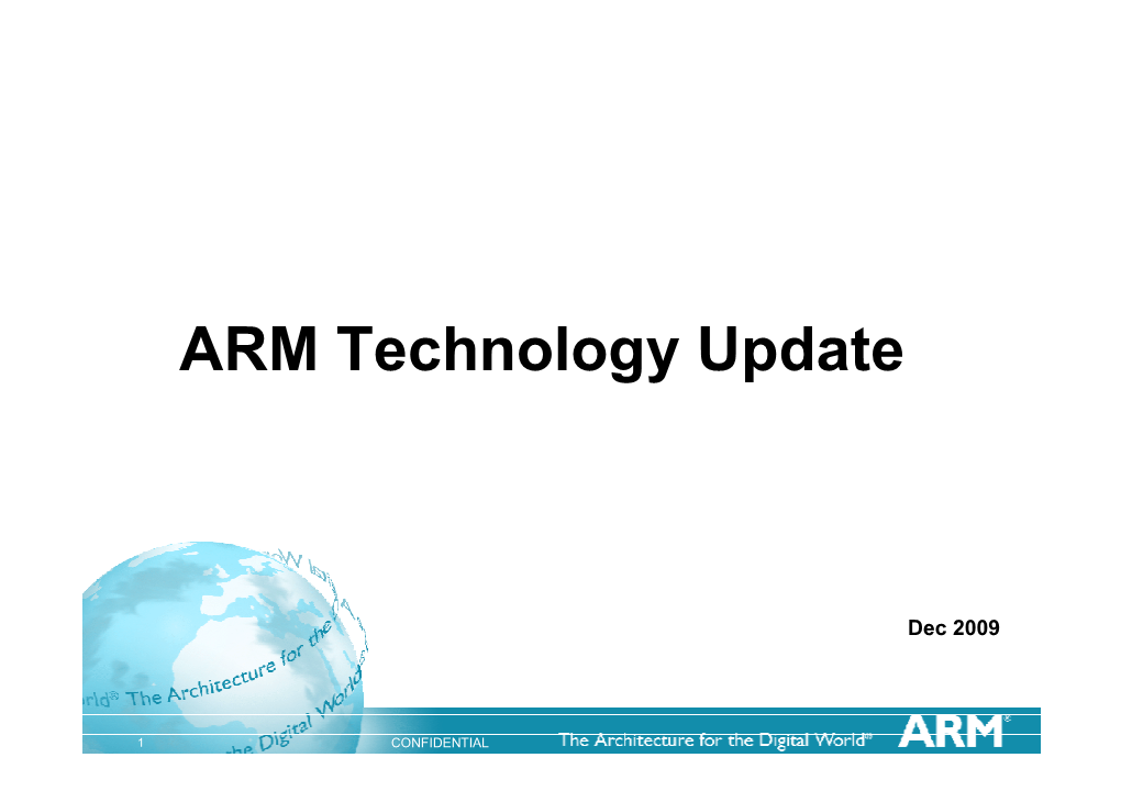 ARM Technology Update