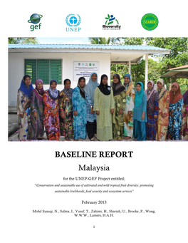BASELINE REPORT Malaysia