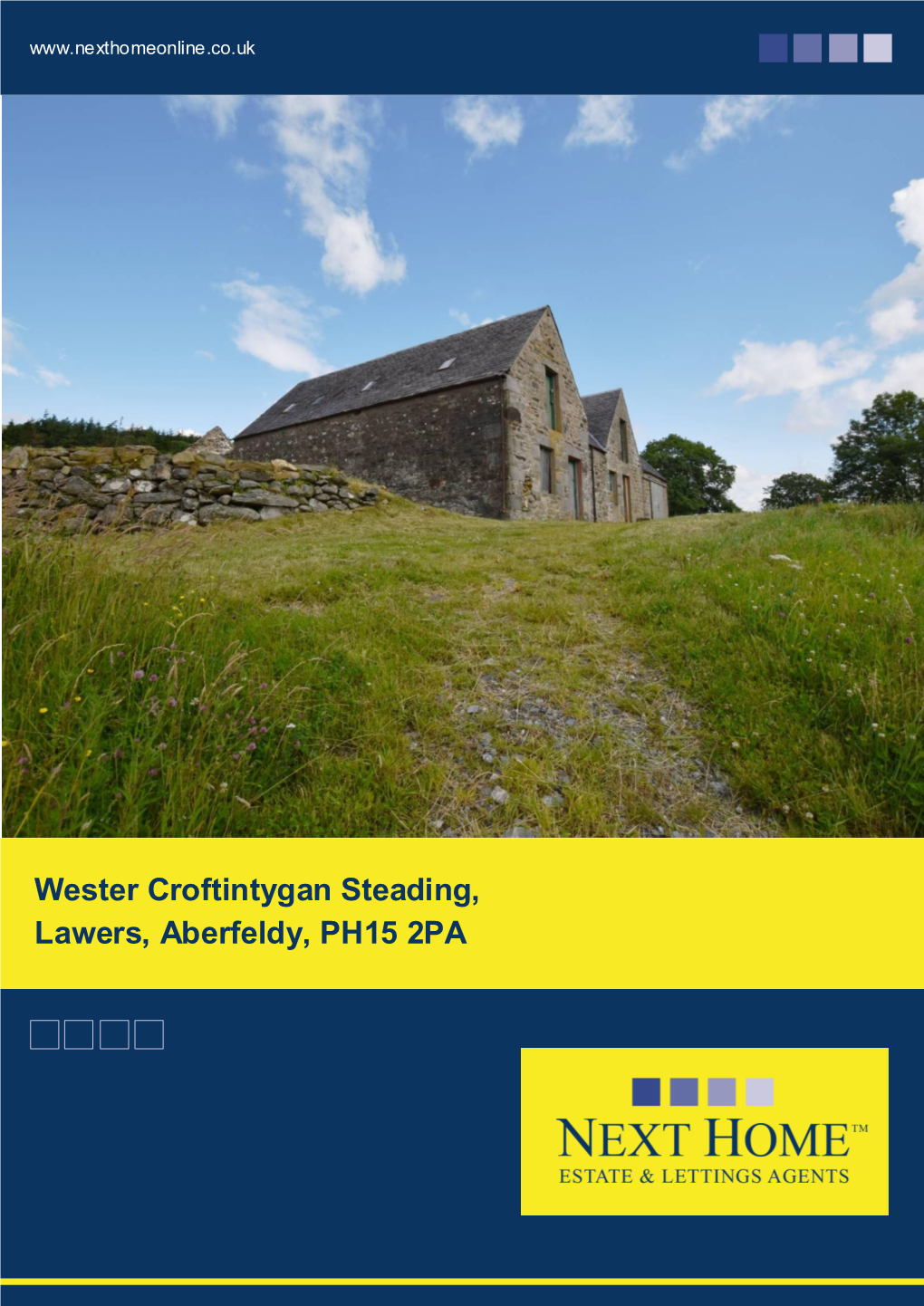 Wester Croftintygan Steading, Lawers, Aberfeldy, PH15 2PA Offers Over £220,000