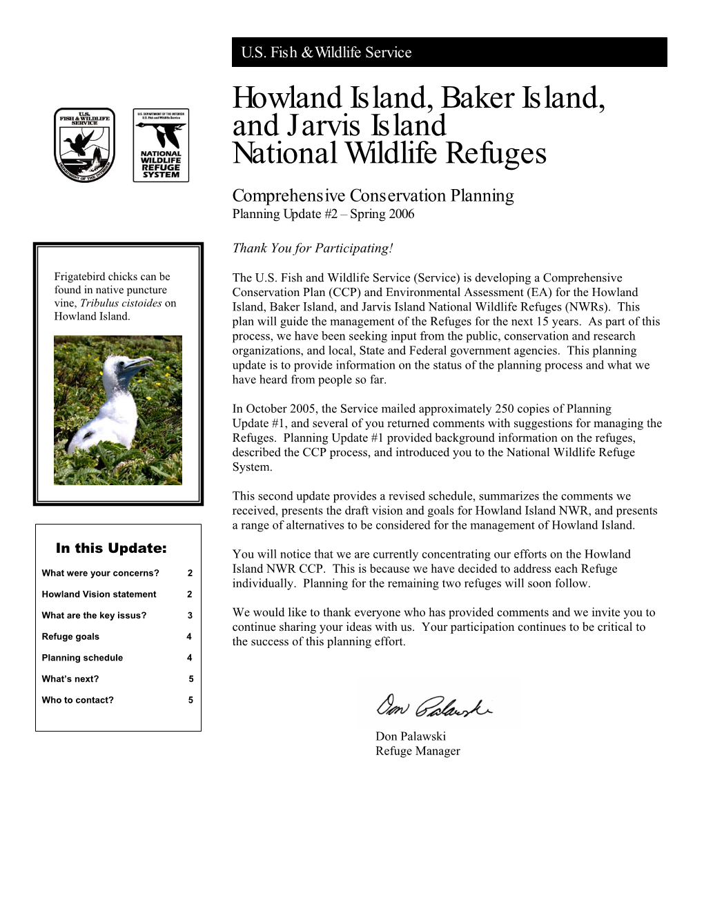 Howland Island, Baker Island, and Jarvis Island National Wildlife Refuges