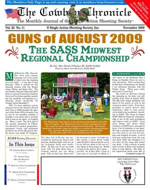 GUNS of AUGUST 2009 the SASS MIDWEST