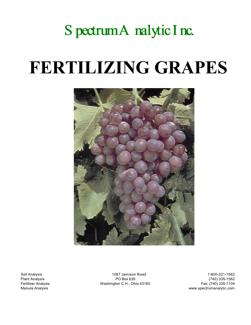Fertilizing Grapes
