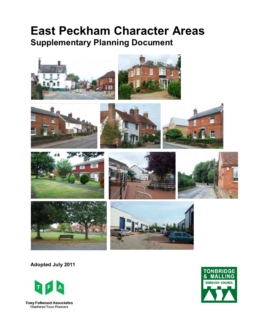 East Peckham Character Areas Supplementary Planning Document
