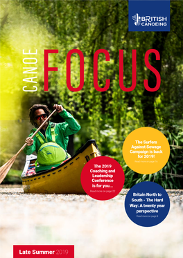 Canoe Focus Late Summer 2019