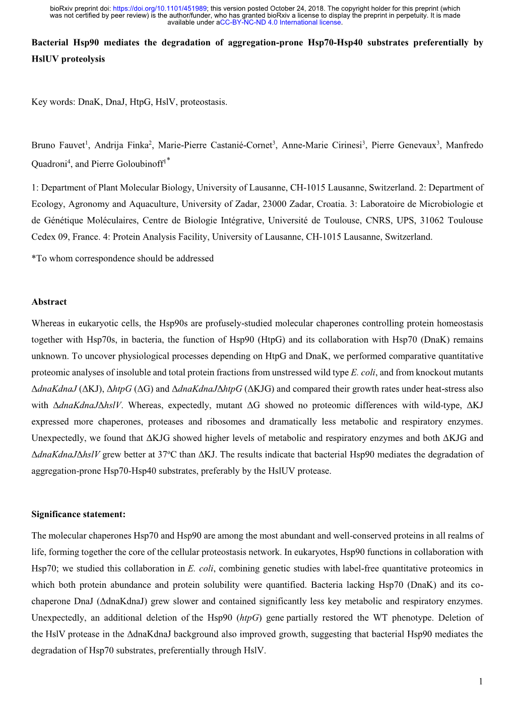 Bacterial Hsp90 Mediates the Degradation of Aggregation-Prone Hsp70-Hsp40 Substrates Preferentially by Hsluv Proteolysis