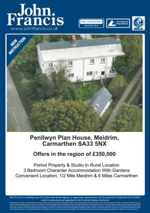 Penllwyn Plan House, Meidrim, Carmarthen SA33 5NX Offers in the Region of £350,000