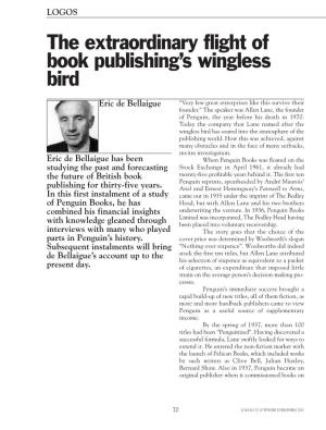 The Extraordinary Flight of Book Publishing's Wingless Bird