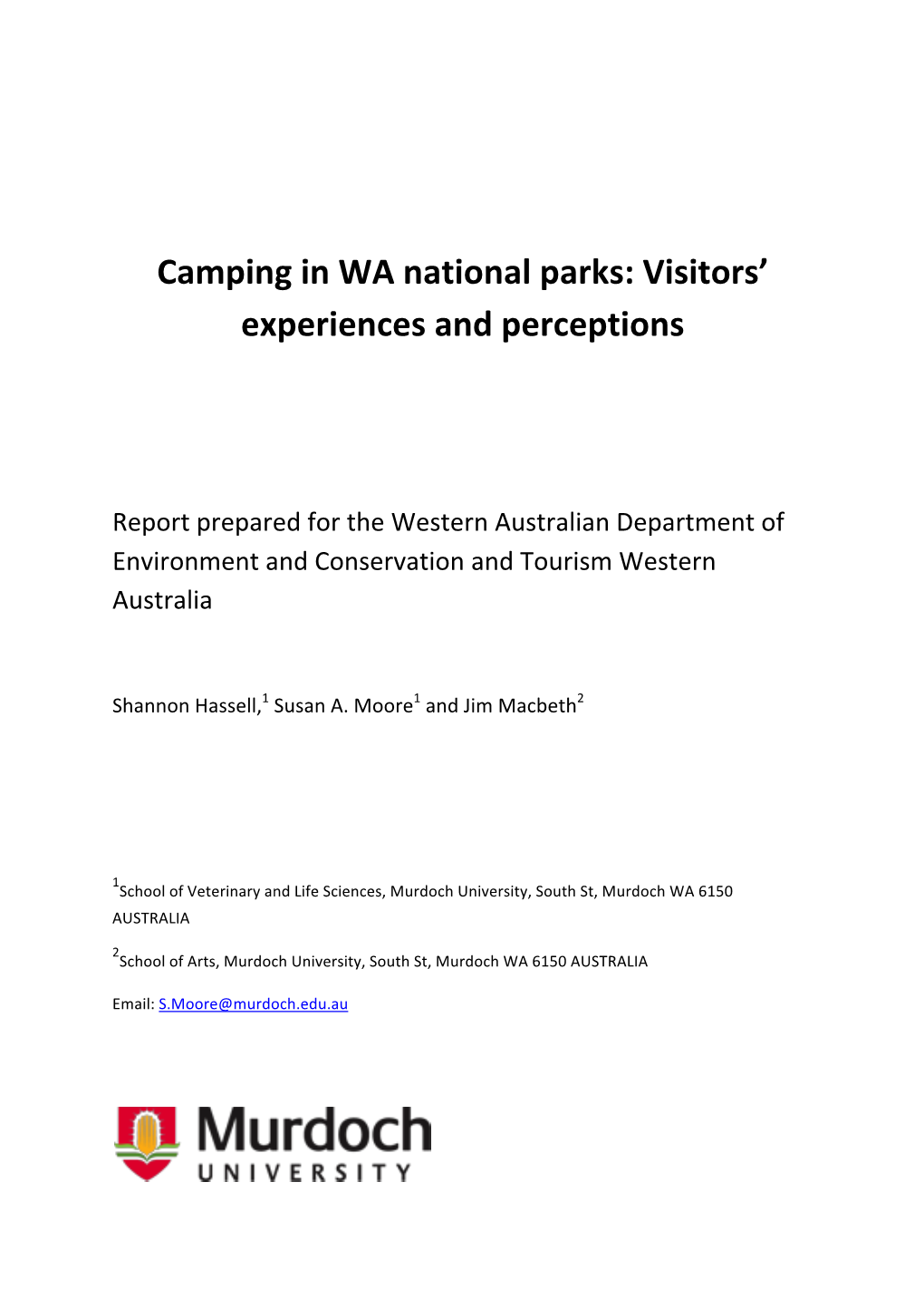 DEC the Camping Experience in Western Australian National Parks