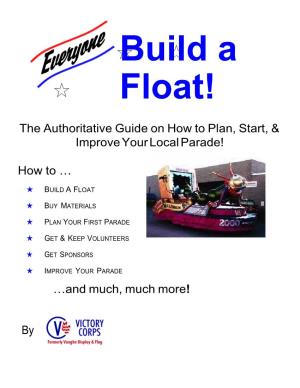 How to Build Parade Float