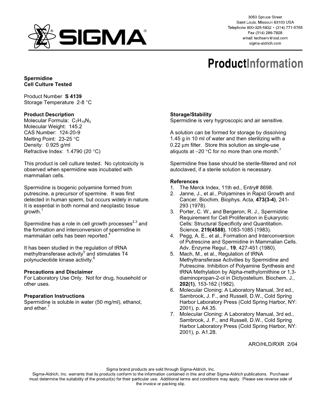 Spermidine Cell Culture Tested