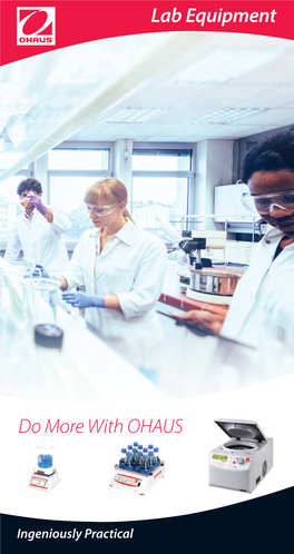 Lab Equipment Do More with OHAUS