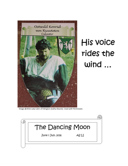 His Voice Rides the Wind …