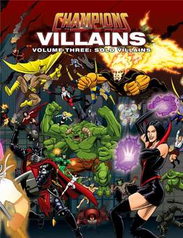 Champions Villains Volume Three