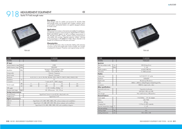 918Measurement Equipment