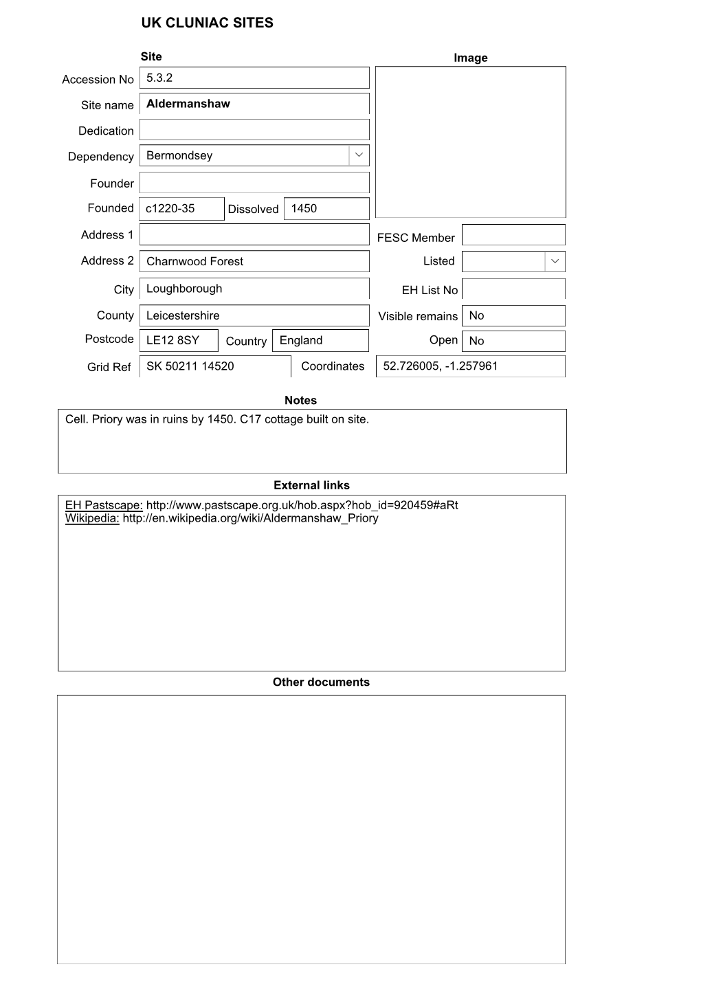 Uk Cluniac Sites