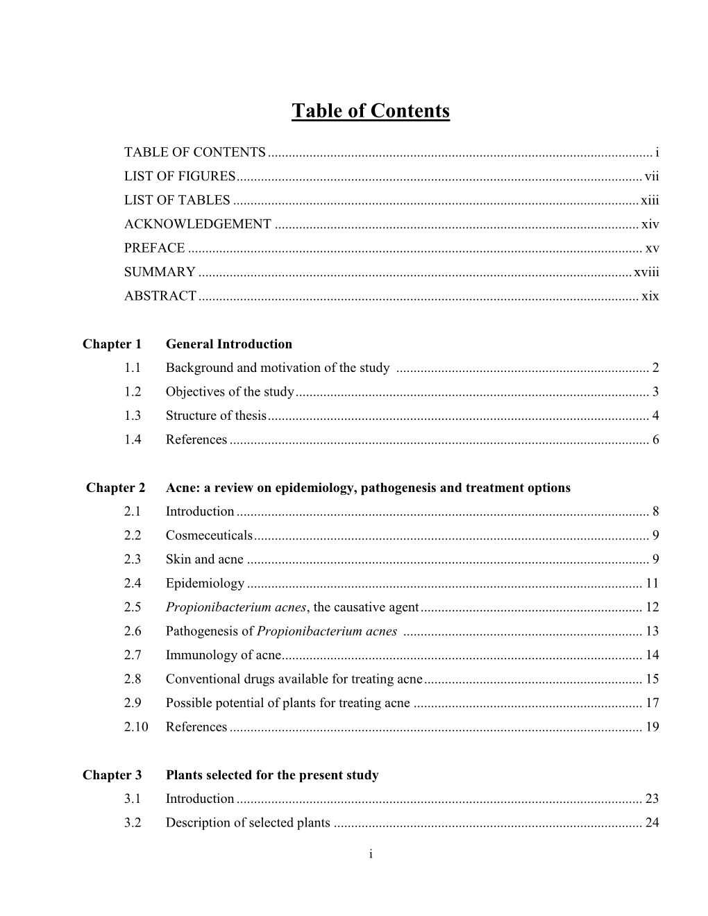 Chapter 5 Antibacterial and Anti-Inflammatory Effects of Syzygium Jambos (L.) Alston and Isolated Compounds on Acne Vulgaris 5.1 Introduction