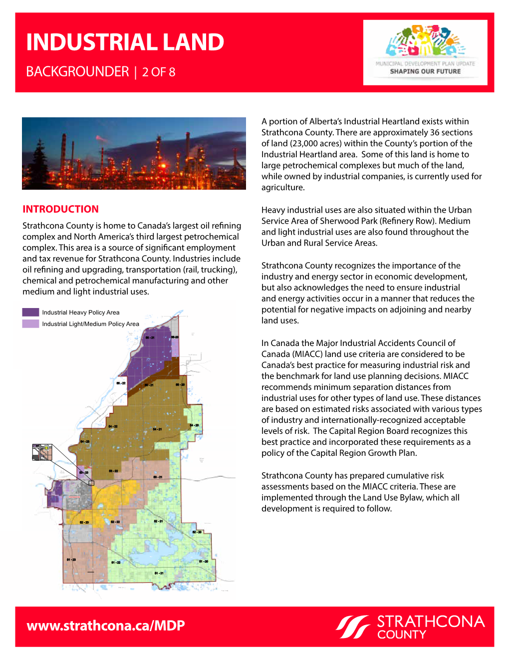 Industrial Land Backgrounder | 2 of 8