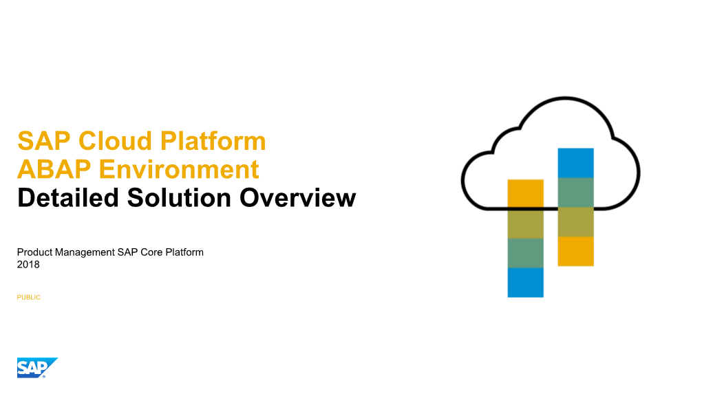 SAP Cloud Platform ABAP Environment Detailed Solution Overview