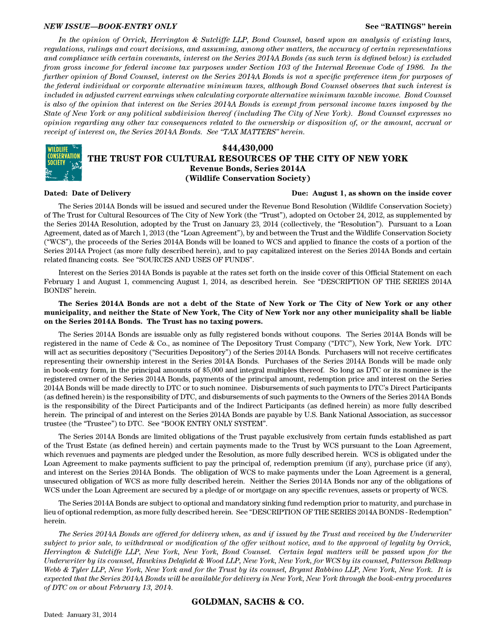 The Trust for Cultural Resources of the City of New York