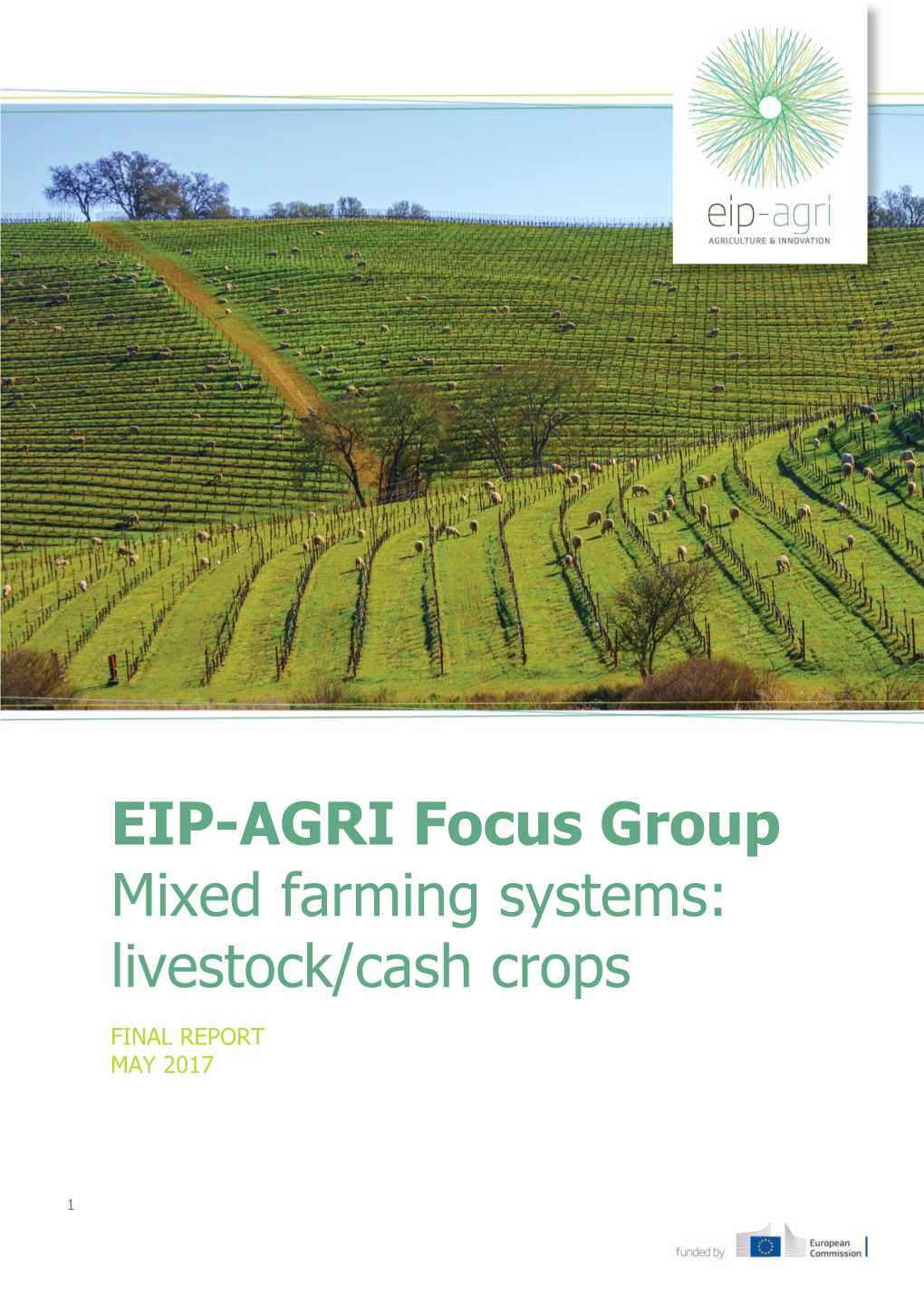 EIP-AGRI Focus Group Mixed Farming Systems: Livestock/Cash Crops