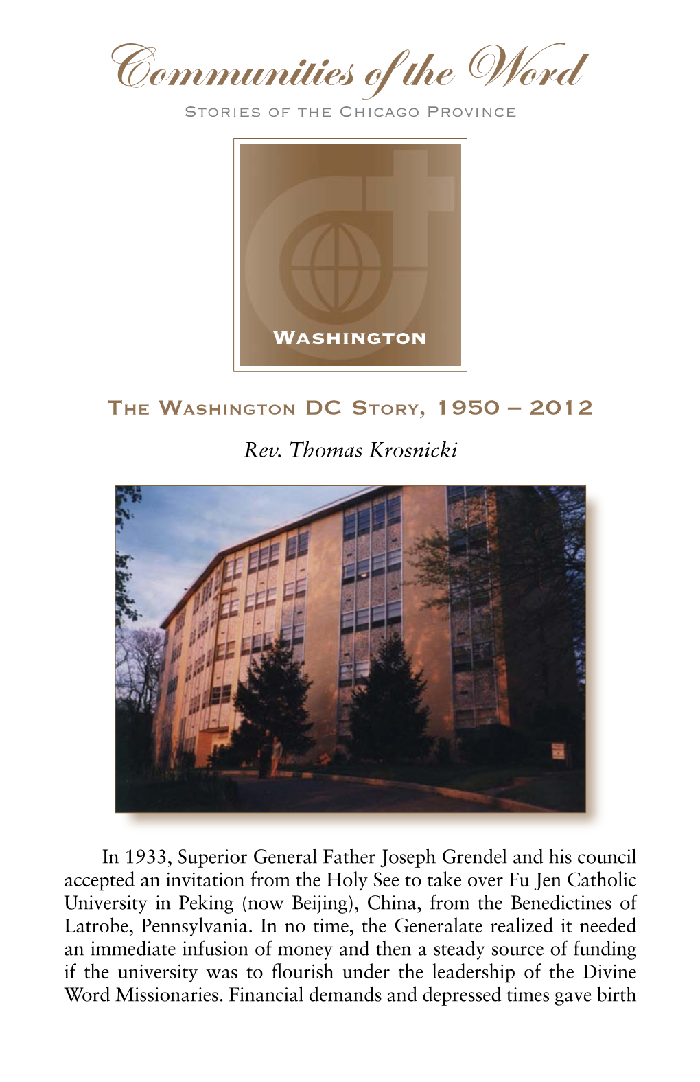 The Washington DC Story, 1950 – 2012 Rev