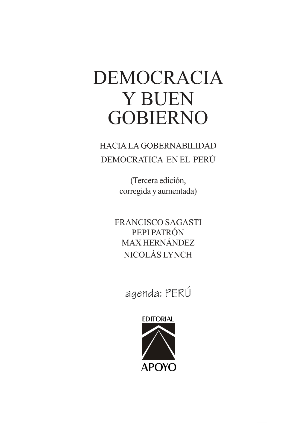 Democracia Y Buen Gobierno